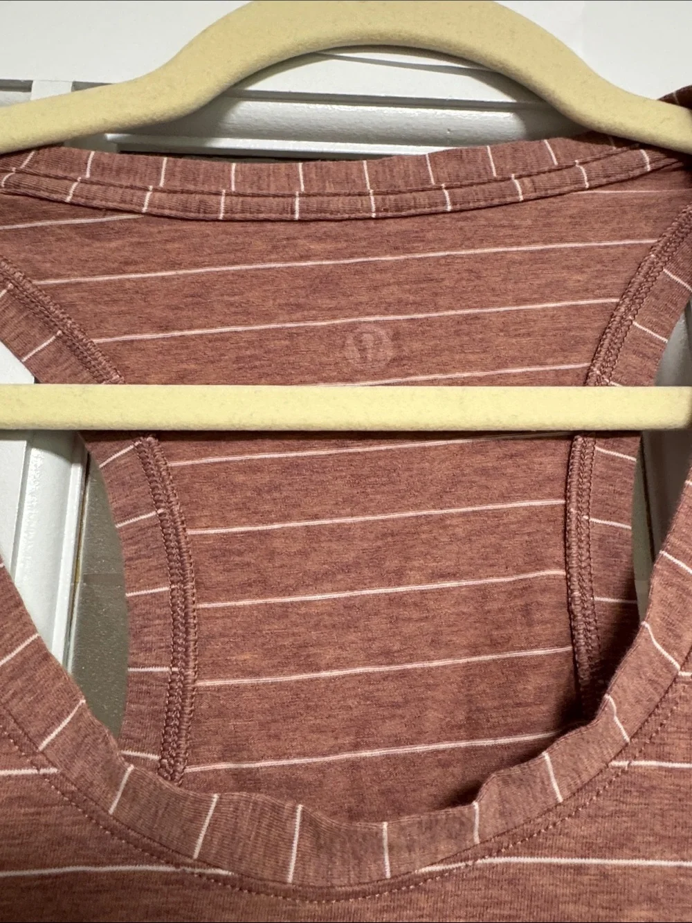 Striped Racerback Tank Top - Brown - Picture 3 of 5
